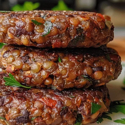 Lentil Veggie Burger Patties: Delicious and Nutritious!