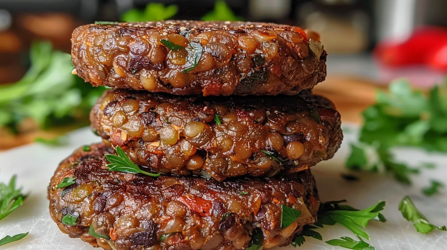 Perfect Lentil Veggie Burger Patties You’ll Crave Every Week