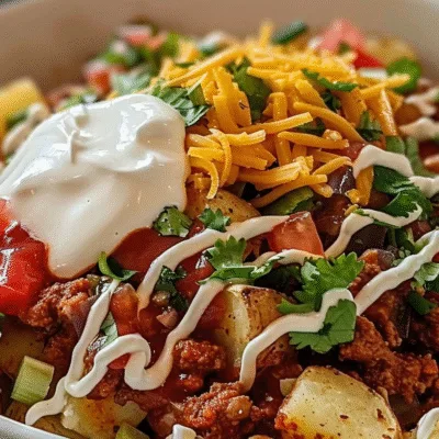 Loaded Potato Taco Bowl | Hearty Meal Prep Delight