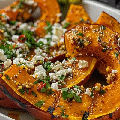 Maple Roasted Pumpkin with Chili & Feta Boosts Flavor!