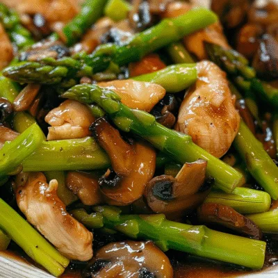 Mushroom Asparagus Chicken Stir Fry: A Quick Delight!