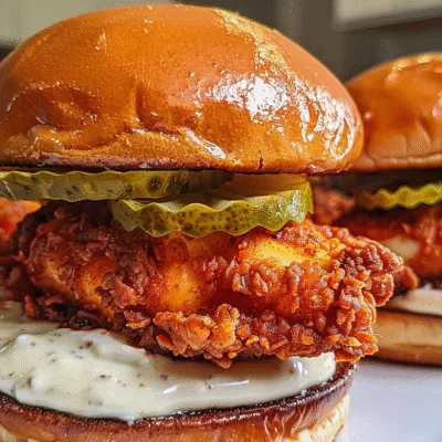 Nashville Hot Chicken Sliders with Dill Pickle Aioli Yum!