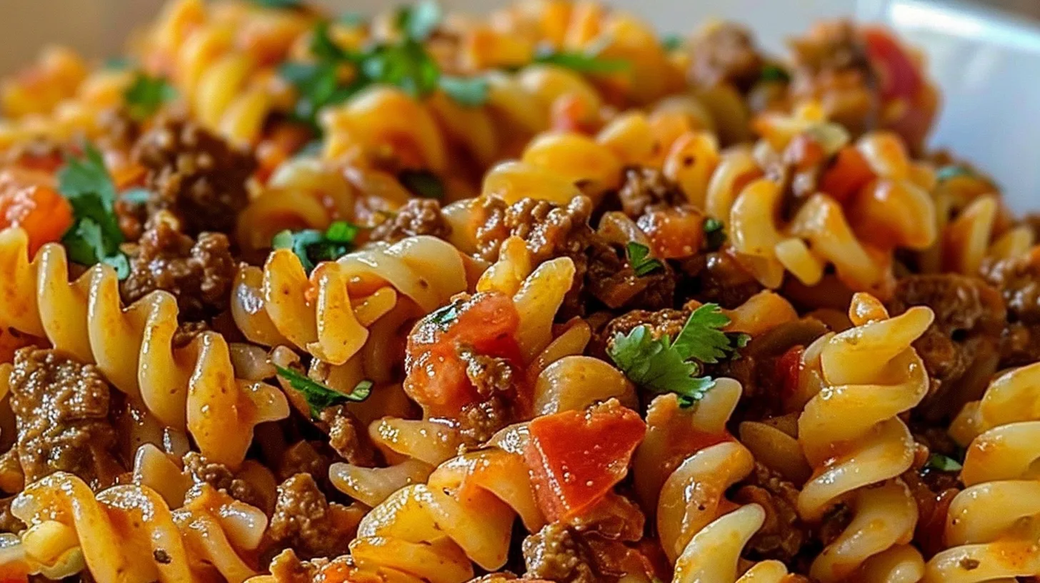The Ultimate One Pot Beef Taco Pasta You’ll Make Again & Again