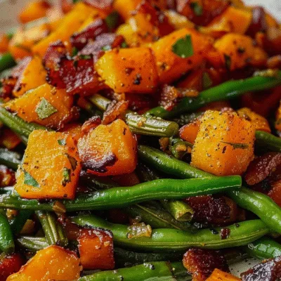 Roasted Green Beans and Butternut Squash: A Flavorful Delight!