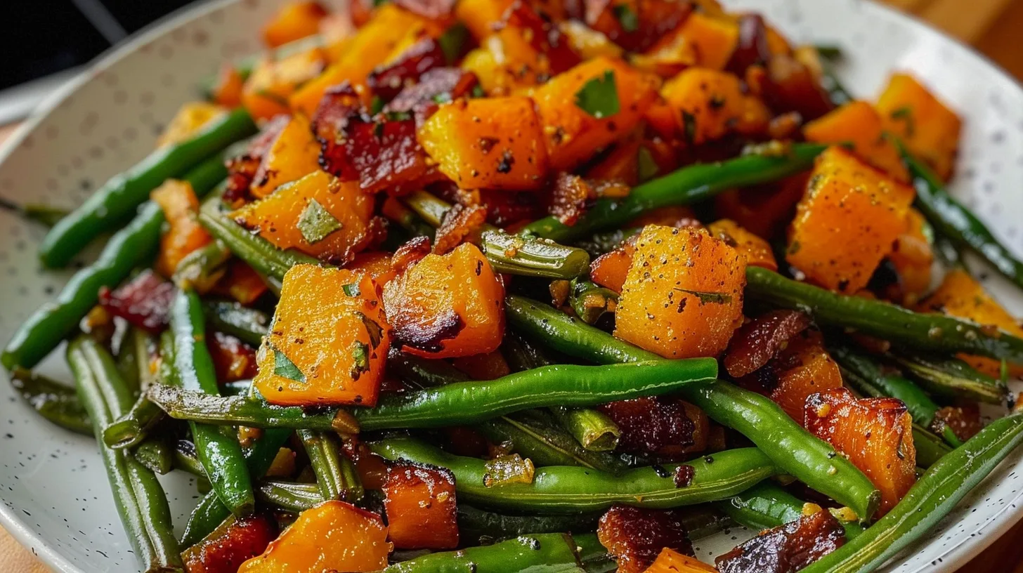 The Perfect Roasted Green Beans and Butternut Squash Recipe