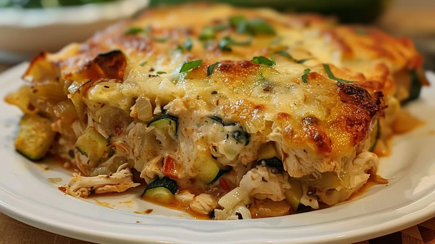 The Ultimate Rotisserie Chicken & Zucchini Casserole You’ll Crave