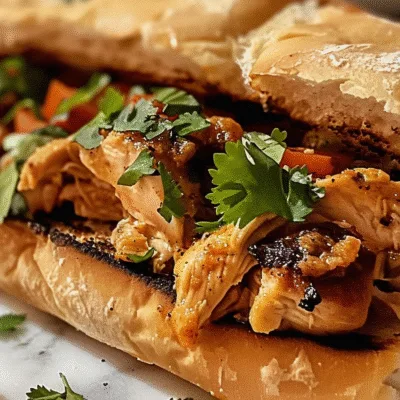 Savor the Flavor-Packed Chicken Torta Sandwich Experience