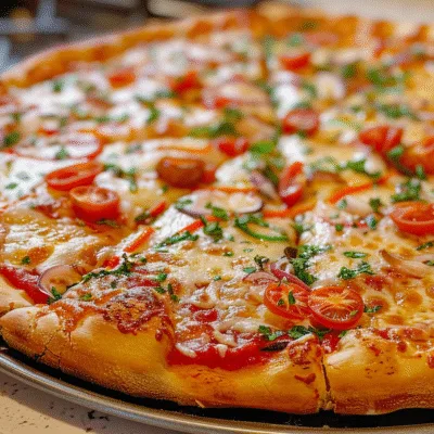 simple crispy pan pizza