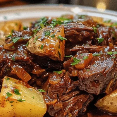 Slow Cooker Garlic Butter Beef with Potatoes – Easy Tender Recipe