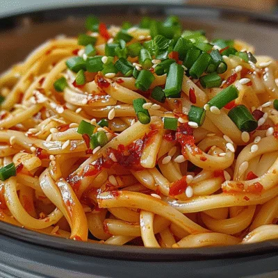 Spicy Garlic Chilli Noodles: Your New Weeknight Favorite!