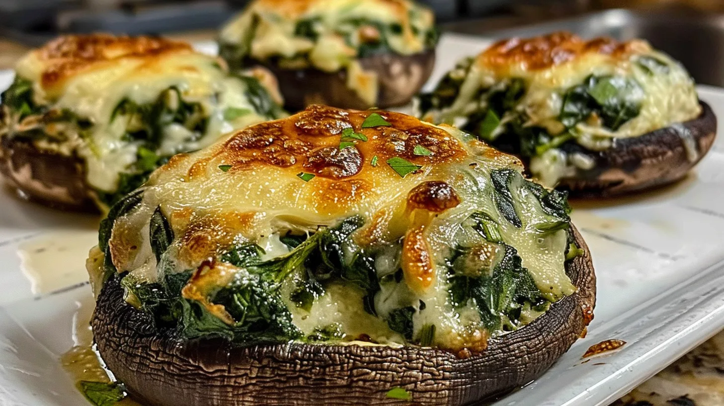 The Ultimate Spinach and Cheese Stuffed Portobello You’ll Love