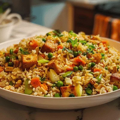 Tofu Fried Rice High Protein