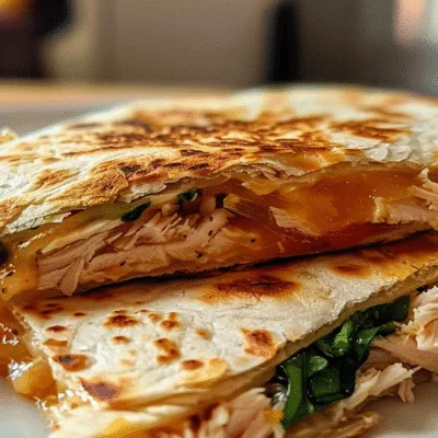 Tuna Melt Quesadilla With Sriracha Sauce: Quick Comfort Food