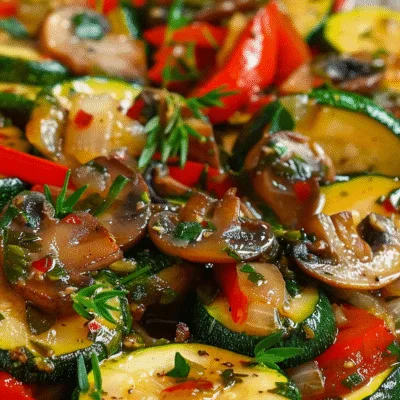 Tuscan Zucchini & Mushroom Medley: A Flavorful Recipe!