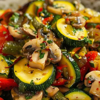 Tuscan Zucchini & Mushroom Medley: A Flavorful Recipe!