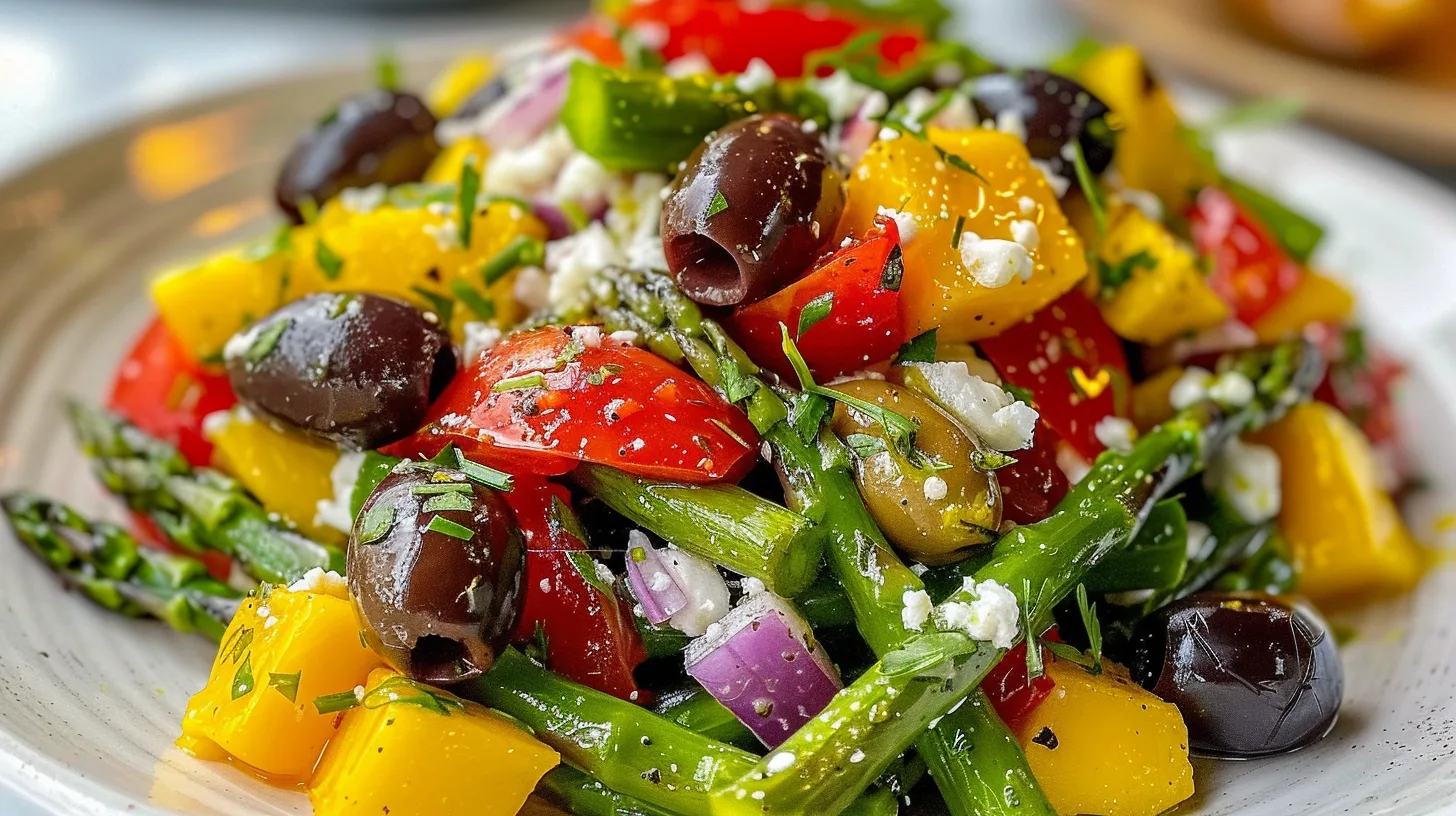 This Vibrant Greek Asparagus Salad Will Be Your New Spring Obsession