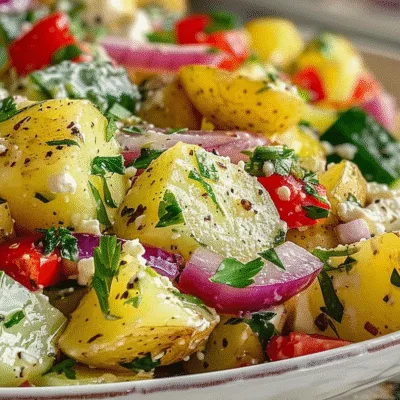 Vibrant Greek Potato Salad: A Refreshing Summer Delight!