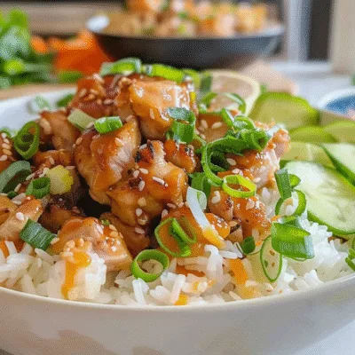 Bang Bang Chicken Rice Bowl