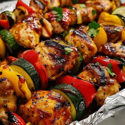 BBQ Chicken and Veggie Grill Packs