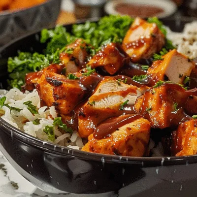 BBQ Chicken Sweet Potato Bowls