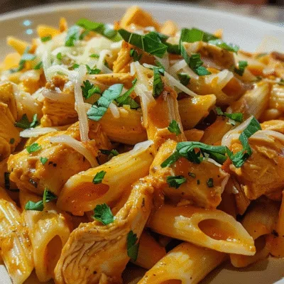 Bold Buffalo Garlic Butter Chicken Pasta