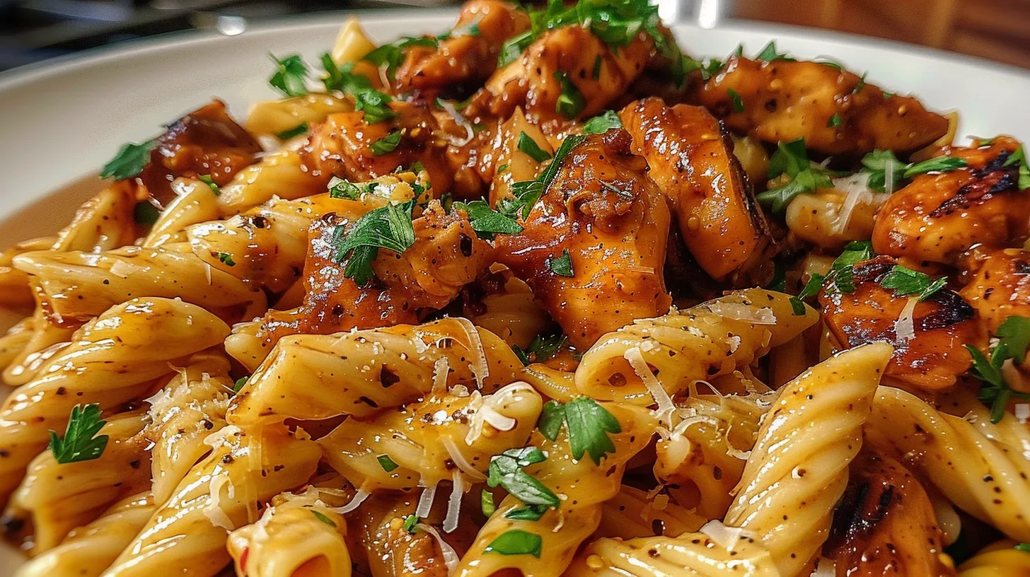 The Ultimate Bold Smoky BBQ Garlic Butter Chicken Pasta Recipe