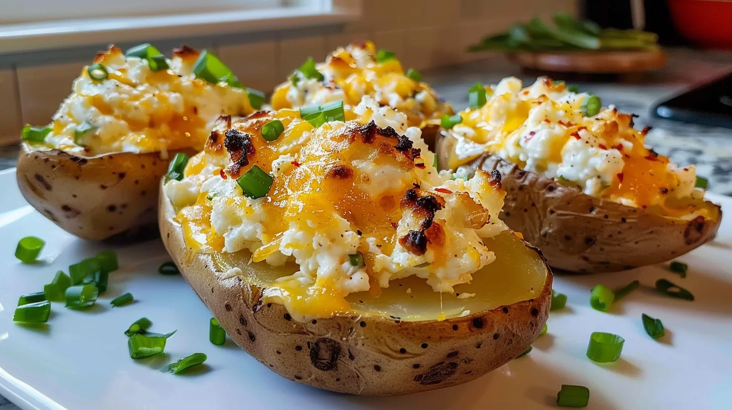 The Best Cottage Cheese Loaded Baked Potatoes You’ll Crave