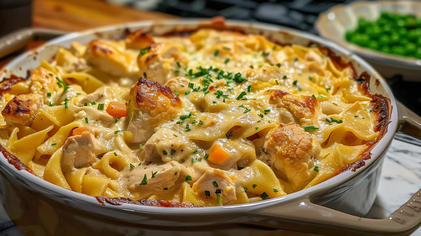The Ultimate Creamy Chicken Pot Pie One Pot Pasta Recipe