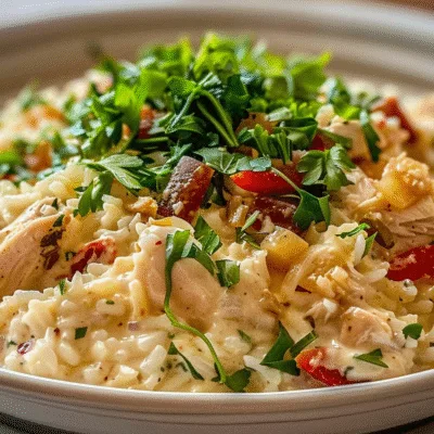 Creamy Pepper Jack Chicken Rice