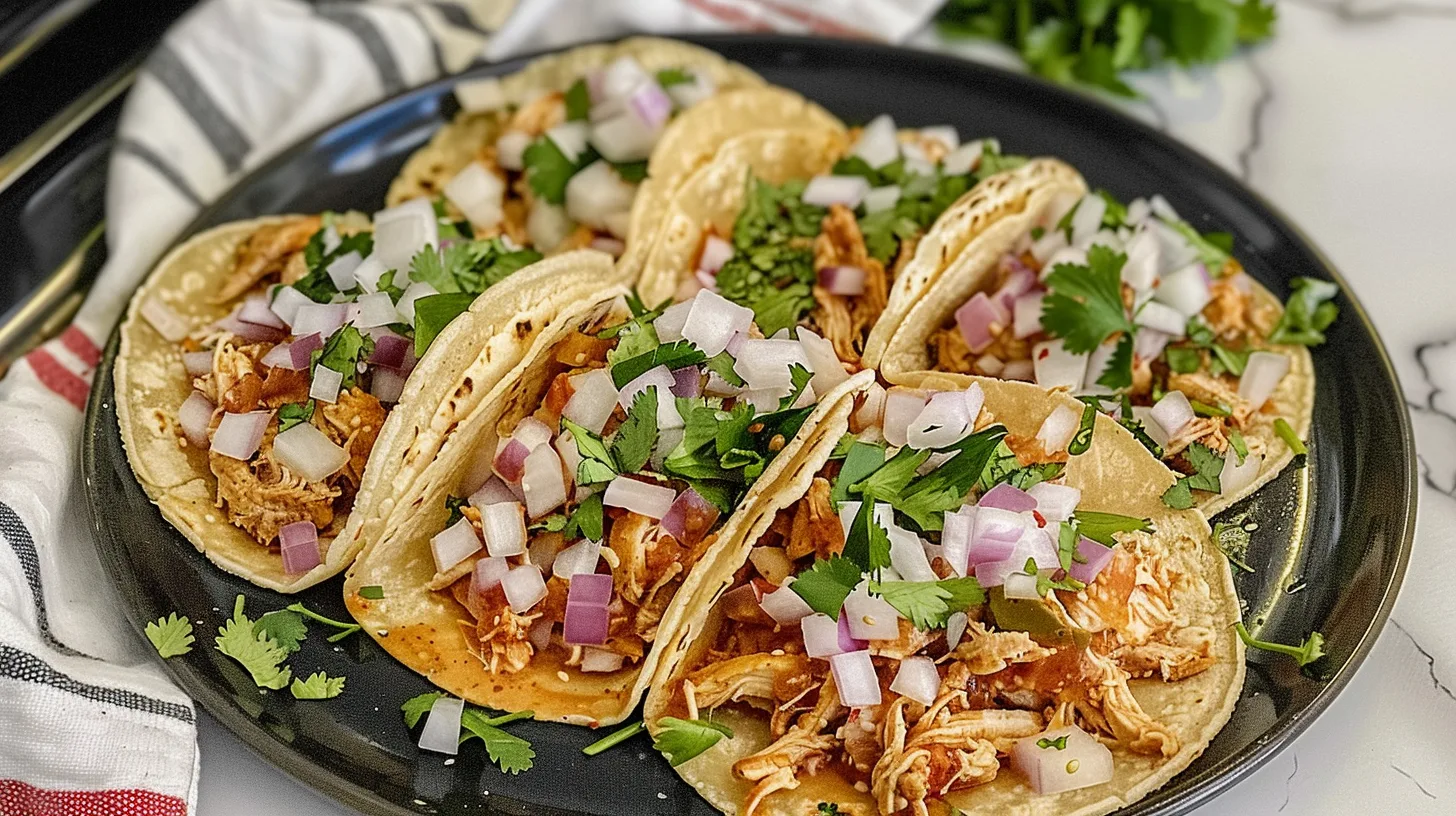 The Easiest Crockpot Chicken Tacos You’ll Make Every Week