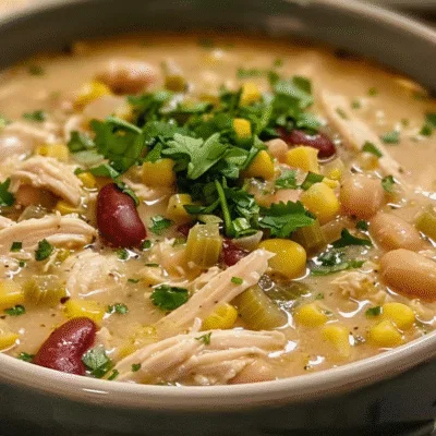 Crockpot White Chicken Chili