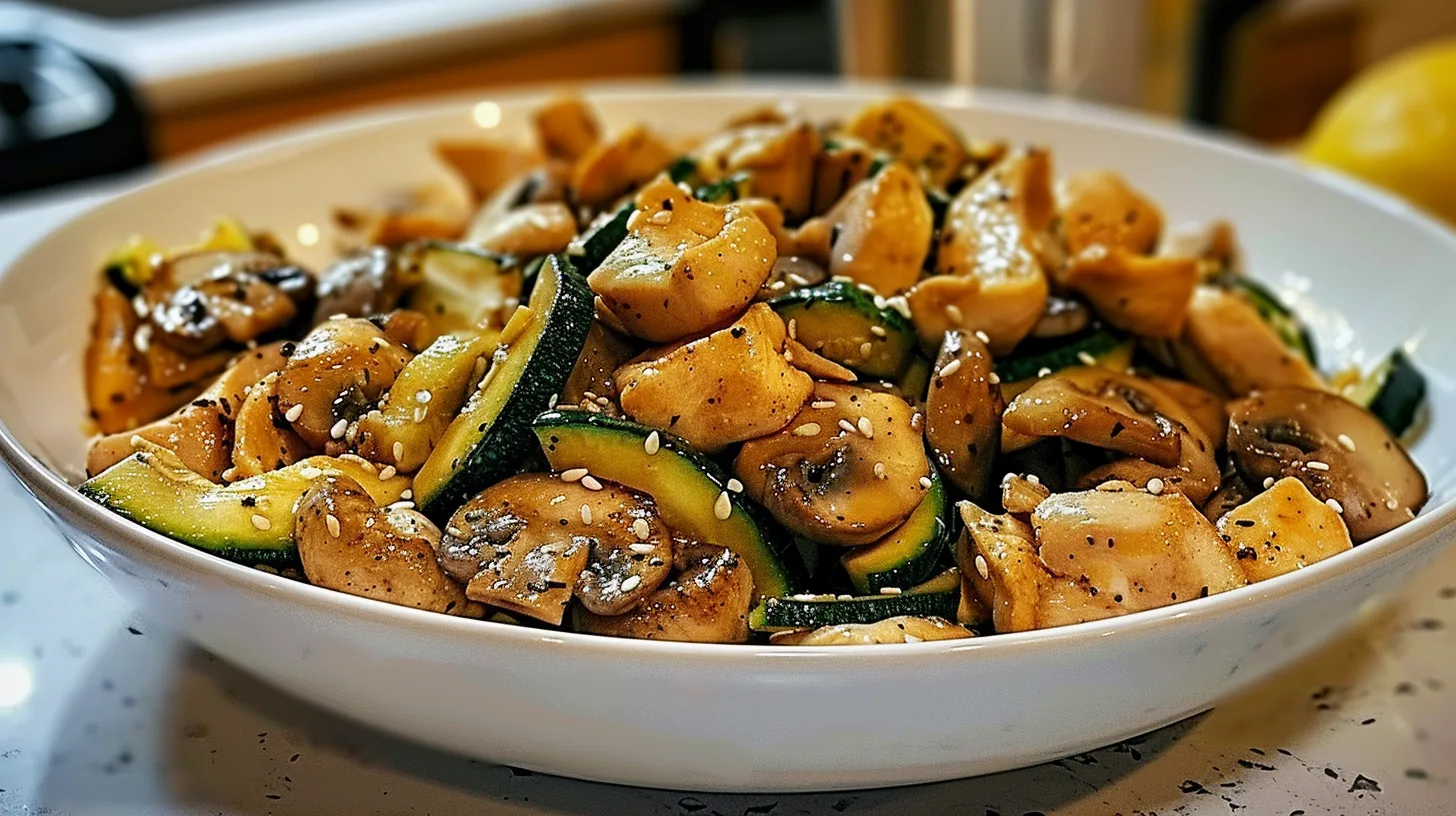 The Best Easy Zucchini Mushroom Chicken Stir Fry You’ll Crave