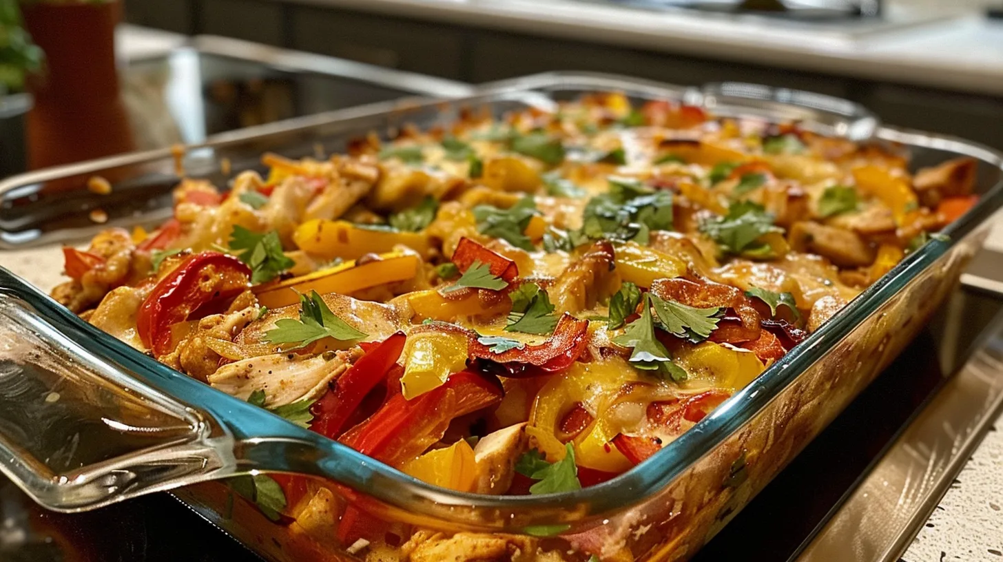 The Ultimate Fajita Chicken Casserole Bake You’ll Crave Weekly