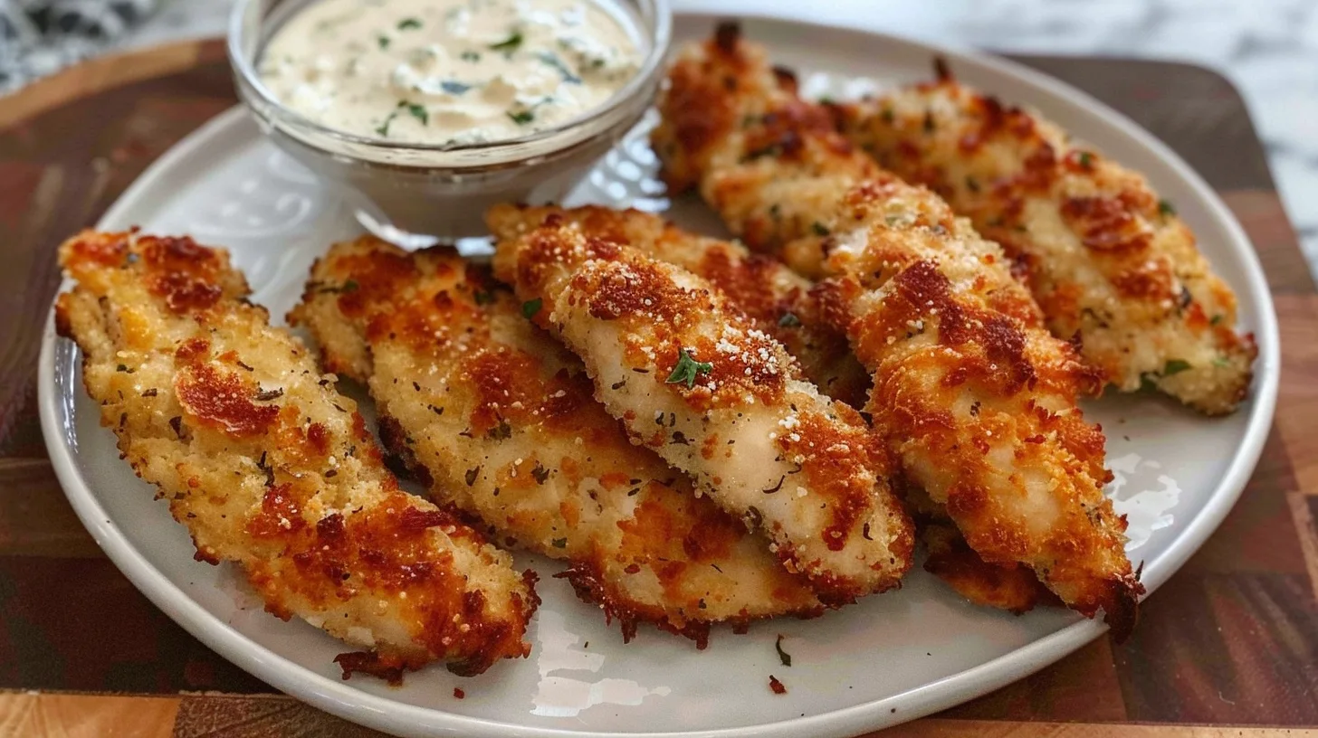The Ultimate Garlic Parmesan Air Fryer Chicken Tenders Recipe