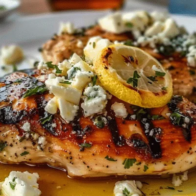 Greek Chicken with Lemon and Feta