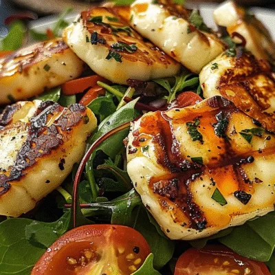 Grilled Halloumi Salad