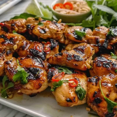 Grilled Vietnamese Chicken (Ga Nuong Sa)