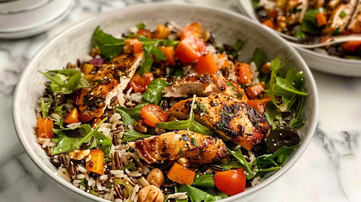 The Perfect Harissa Chicken and Wild Rice Salad You’ll Crave