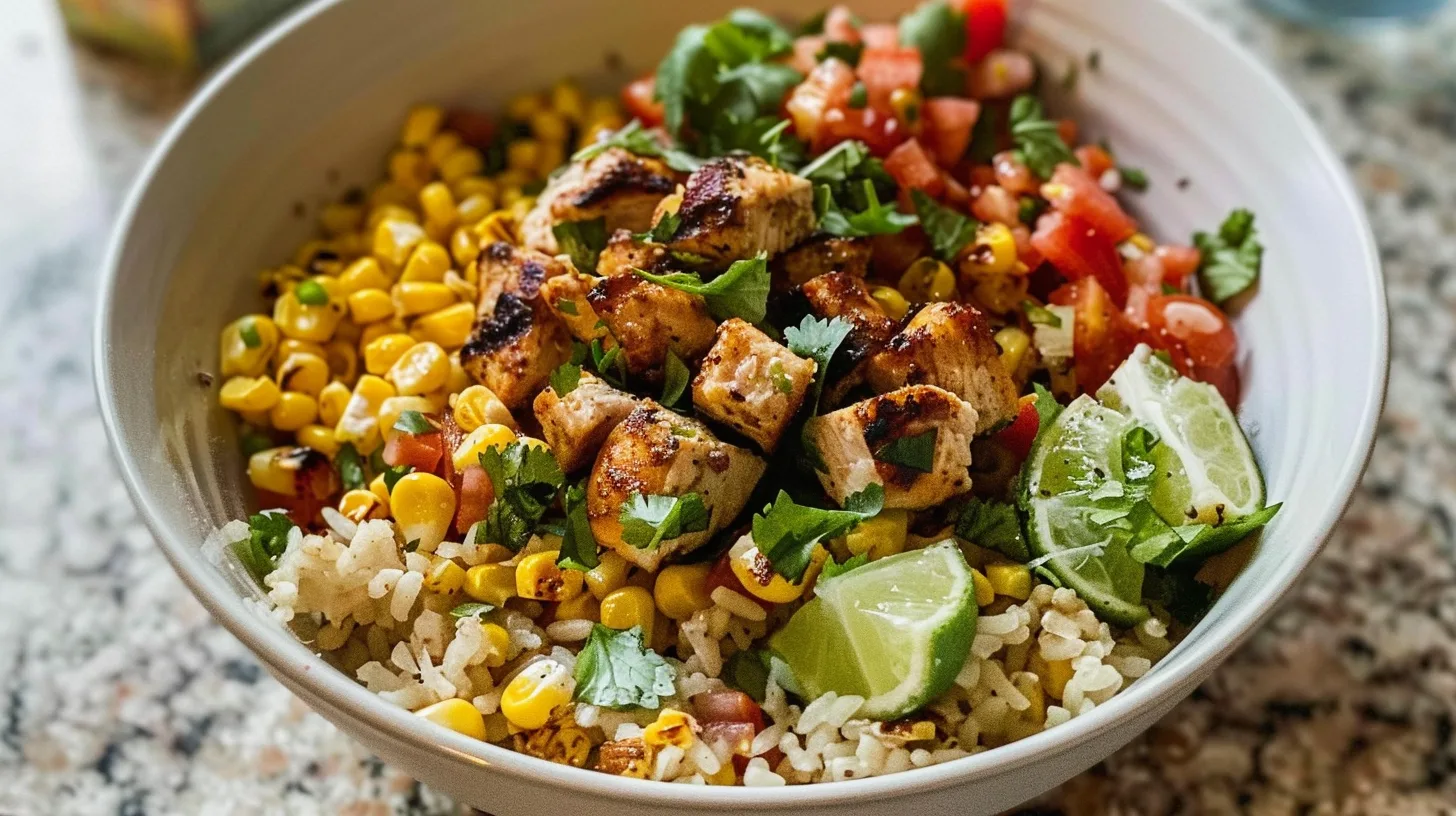 The Ultimate Street Corn Chicken Rice Bowl You’ll Crave Daily