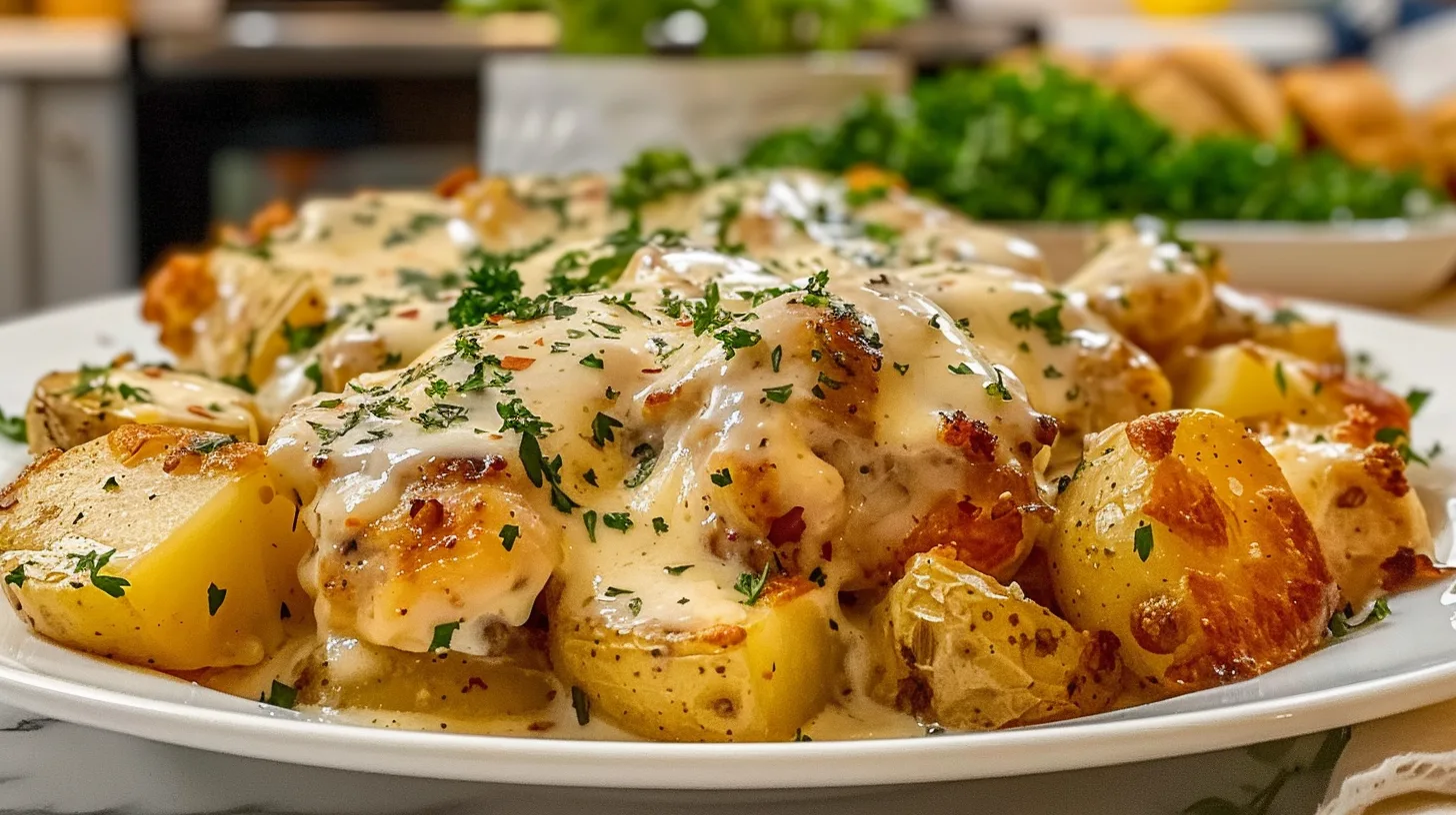 The Ultimate High Protein Cheesy Chicken Potatoes You’ll Crave