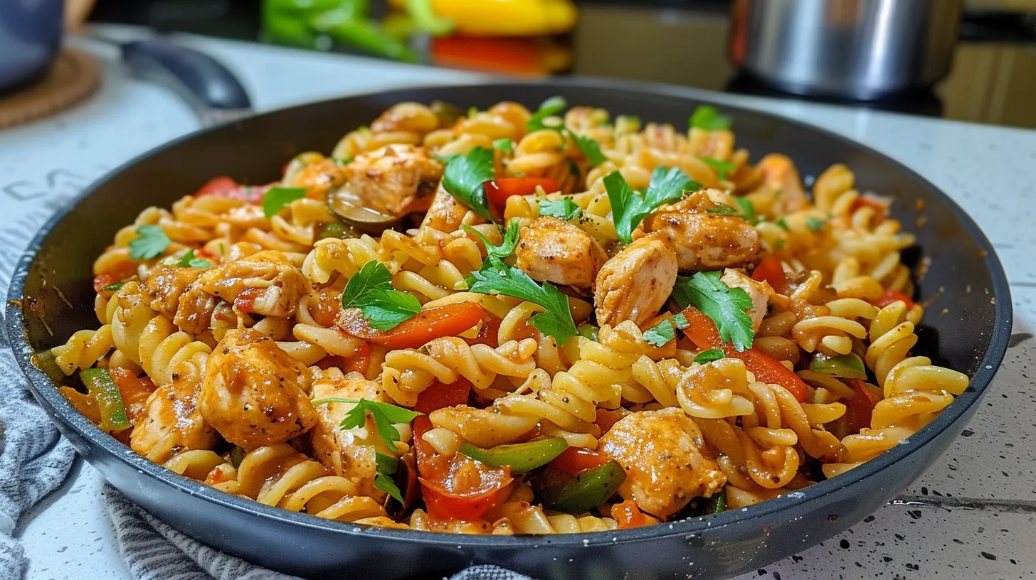 The Ultimate High Protein Chicken Fajita Pasta You’ll Crave