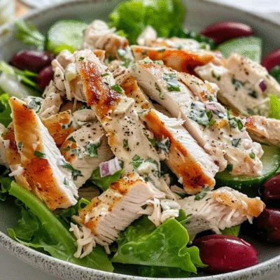 High Protein Chicken Salad Meal Prep