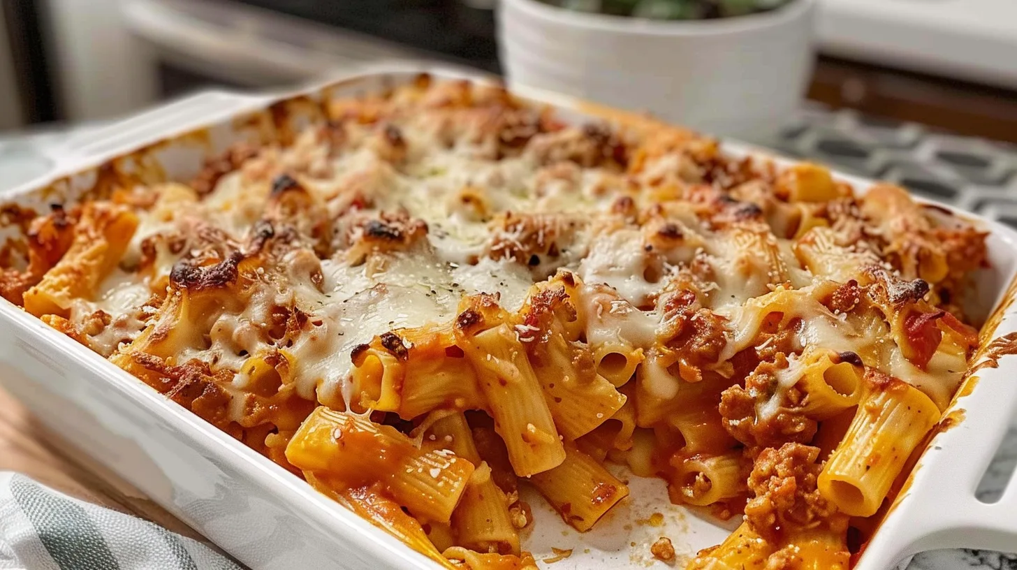 The Ultimate High Protein Cottage Cheese Baked Ziti You’ll Crave