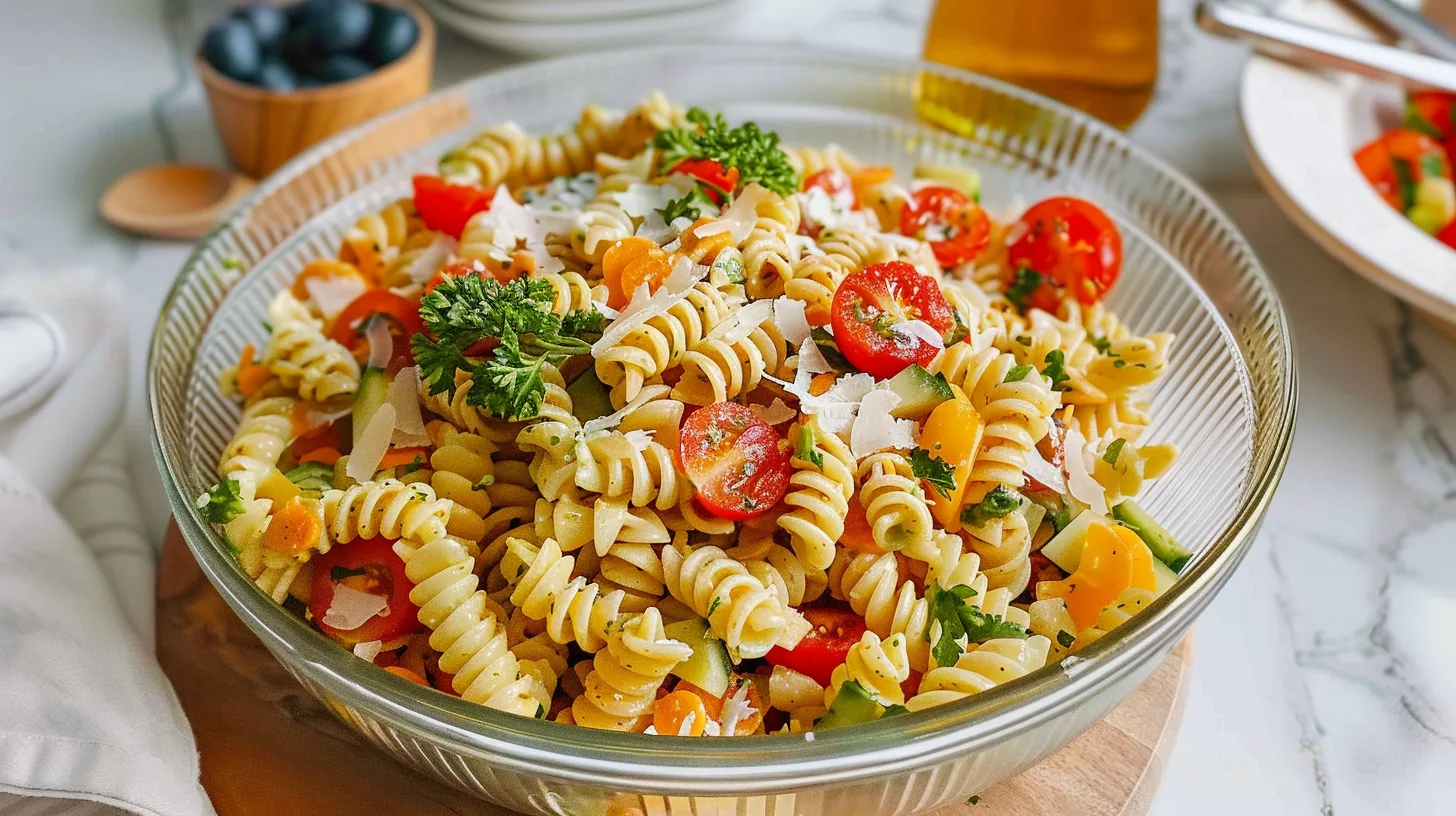 The Ultimate High Protein Pasta Salad You’ll Crave All Summer