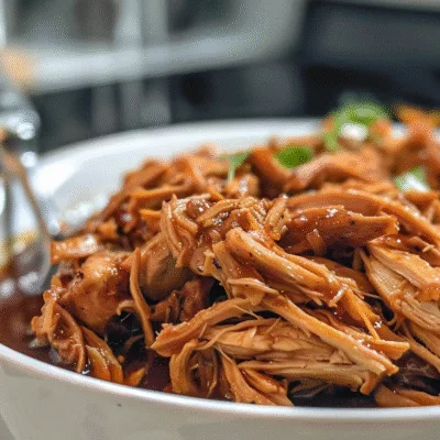 Honey Garlic Pulled Chicken