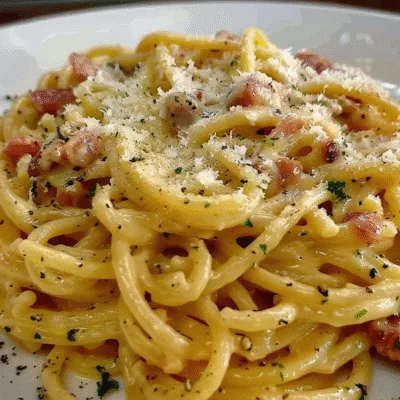 Low Carb Pasta Carbonara