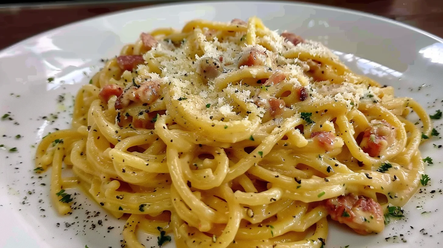 The Creamiest Low Carb Pasta Carbonara You’ll Crave Nightly