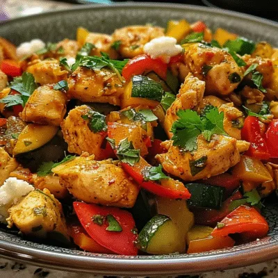 Mediterranean Chicken Stir Fry