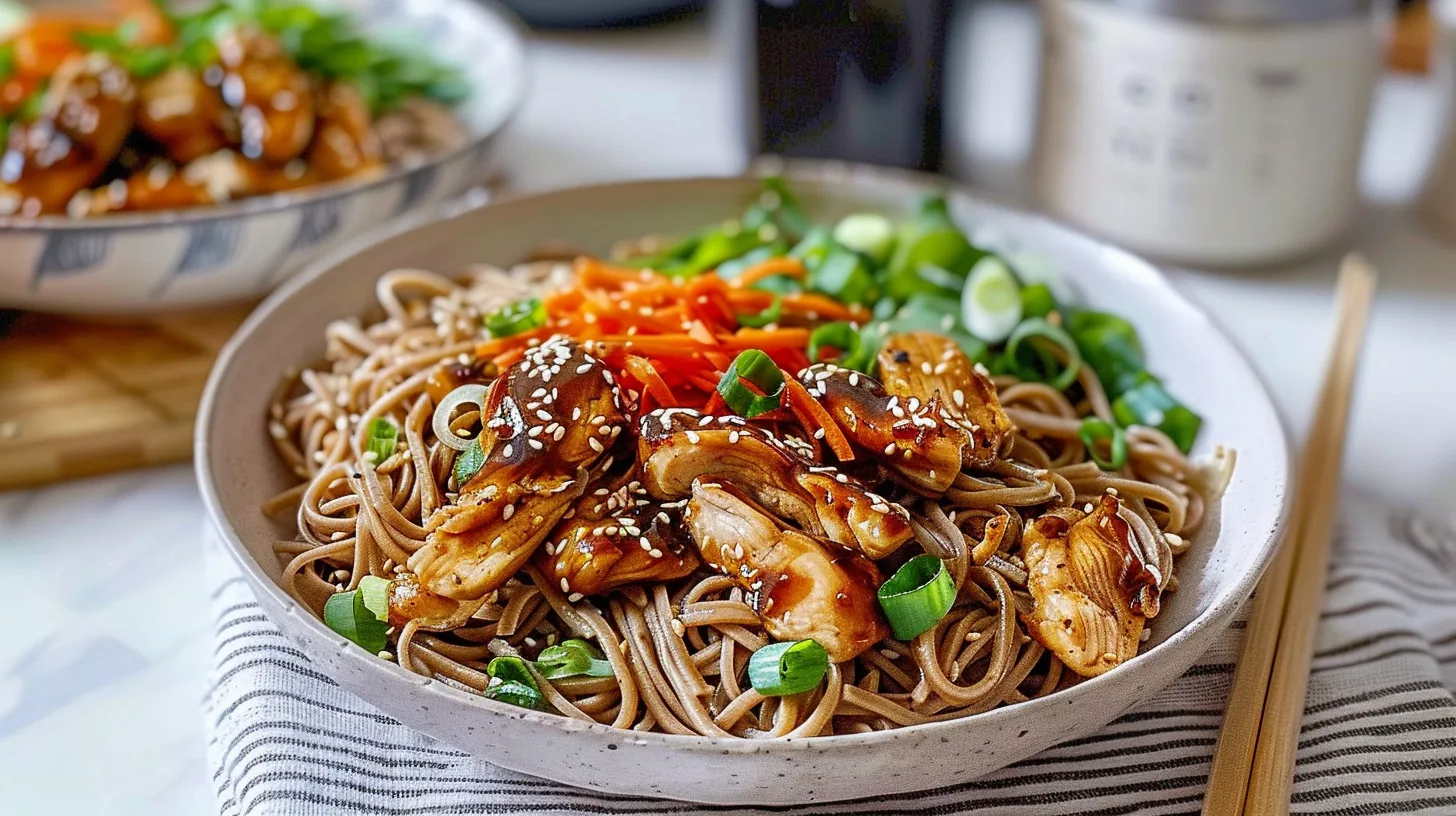 The Most Satisfying Miso Chicken Soba Noodles You’ll Crave Daily