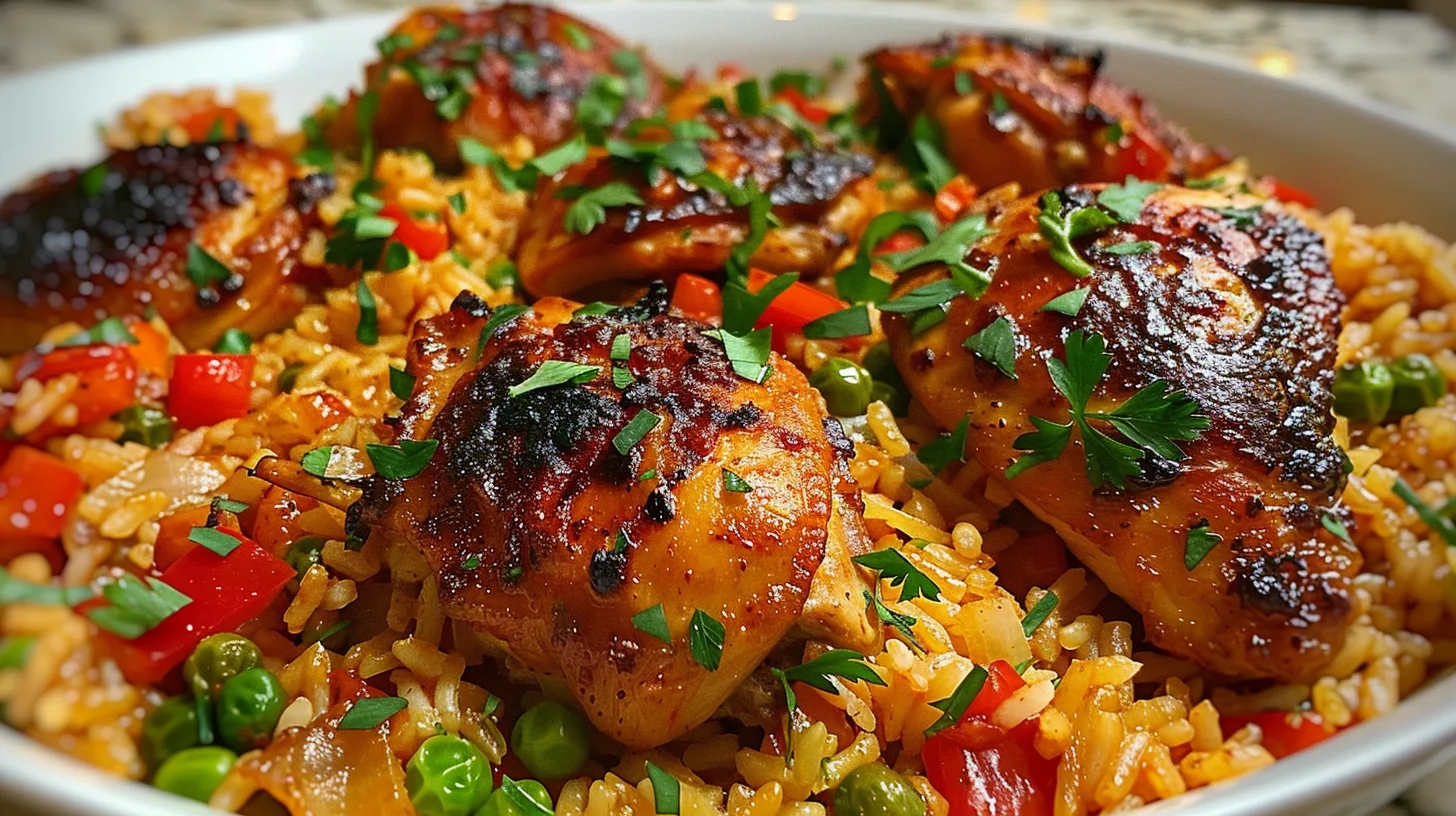 The Ultimate One Pan Bold Sweet Chili Cajun Chicken And Rice